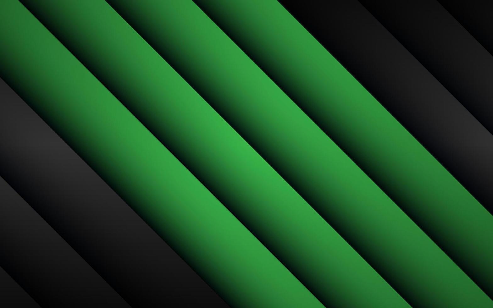 línea de sombra de triángulo gris oscuro verde abstracto geométrico con fondo de diseño de espacio en blanco. eps10 vector