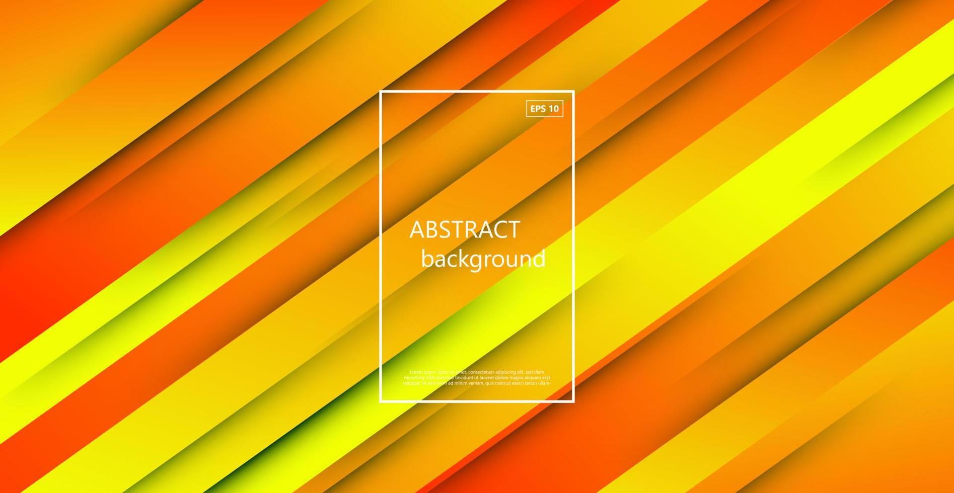 Minimal abstract orange yellow gradient geometric background with gradient colors. Eps10 vector. vector