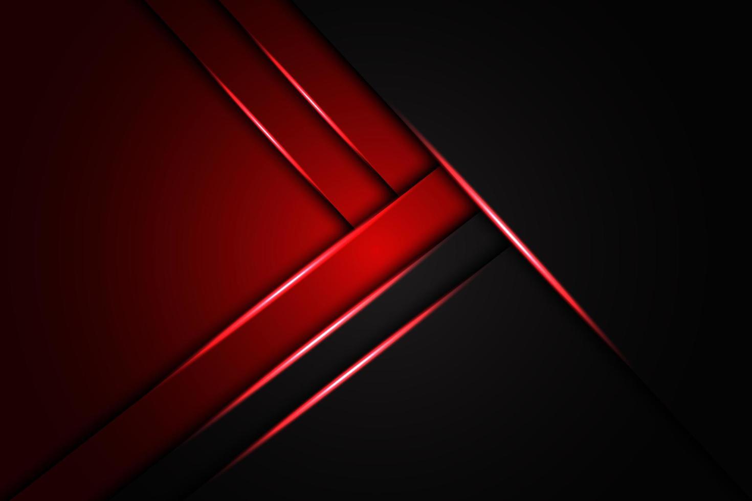 luz roja abstracta sobre textura metálica negra con diseño de texto simple vector de fondo futurista de lujo moderno eps10