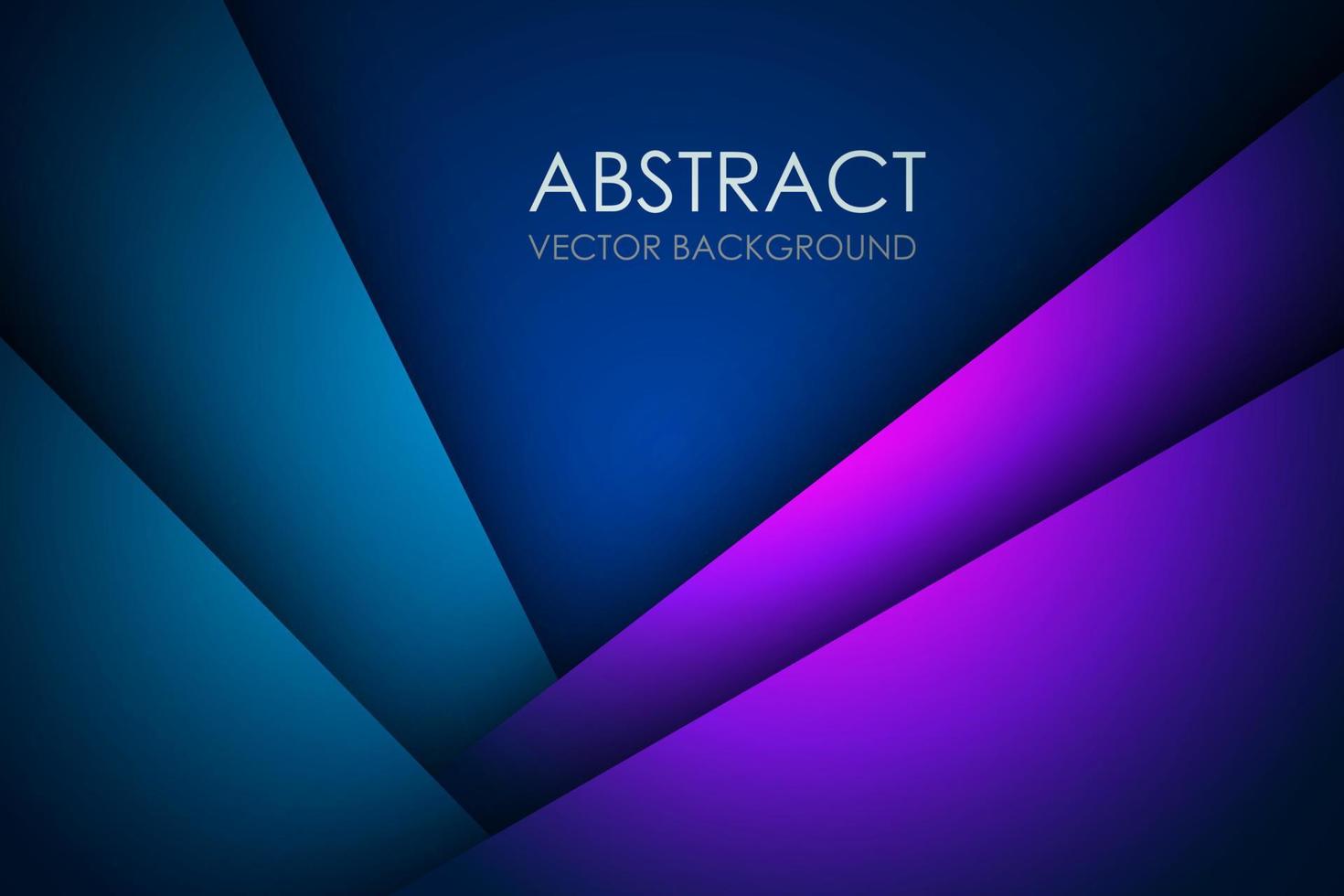 Abstract dark blue purple overlap layers triangle on blank space background Eps10 vector