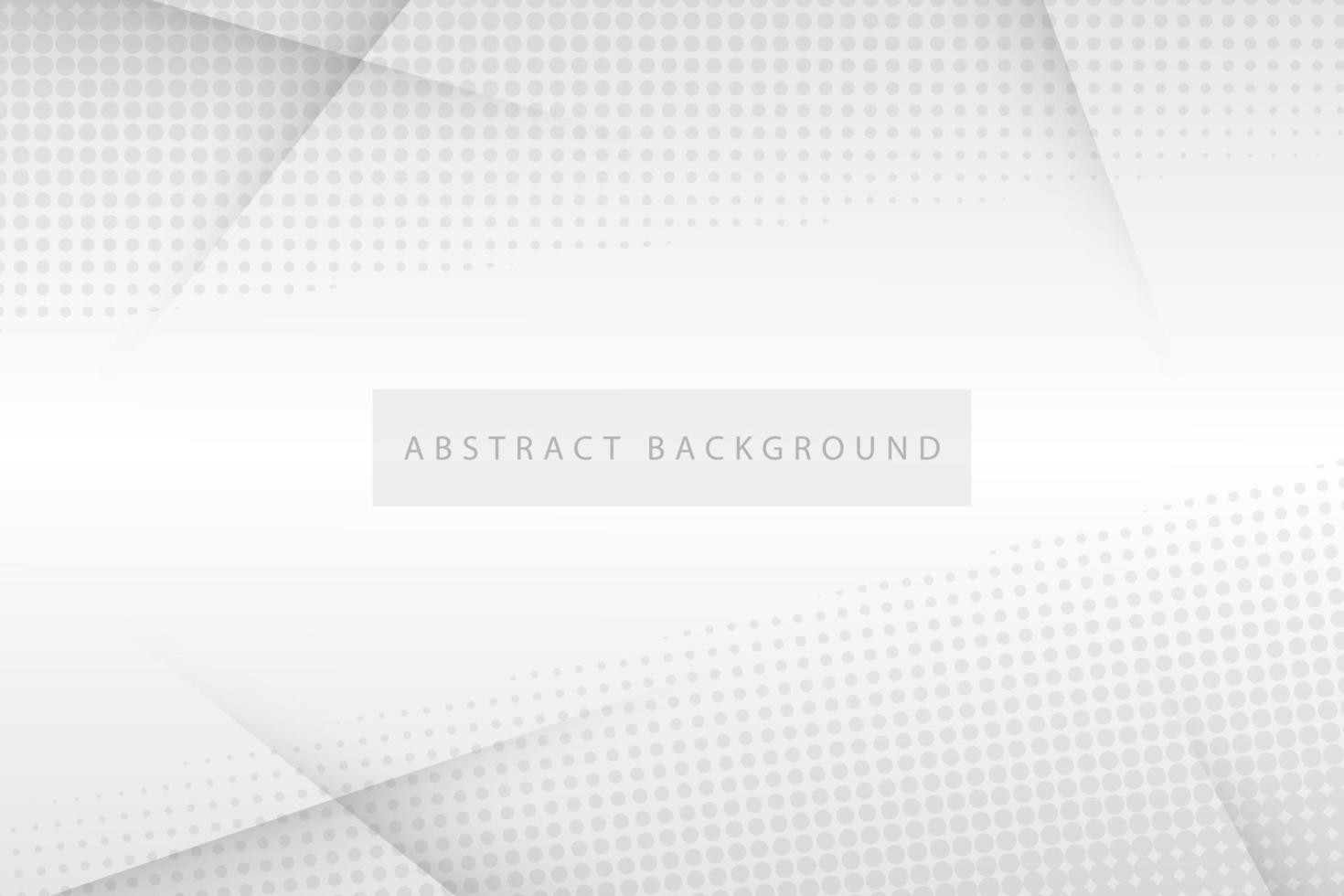 fondo degradado blanco y gris de semitono claro abstracto. concepto de diseño vectorial, diseño web decorativo o afiche, pancarta vector