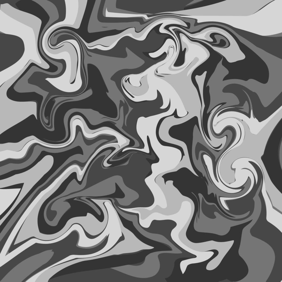 Liquid abstract background with oil painting streaks vector