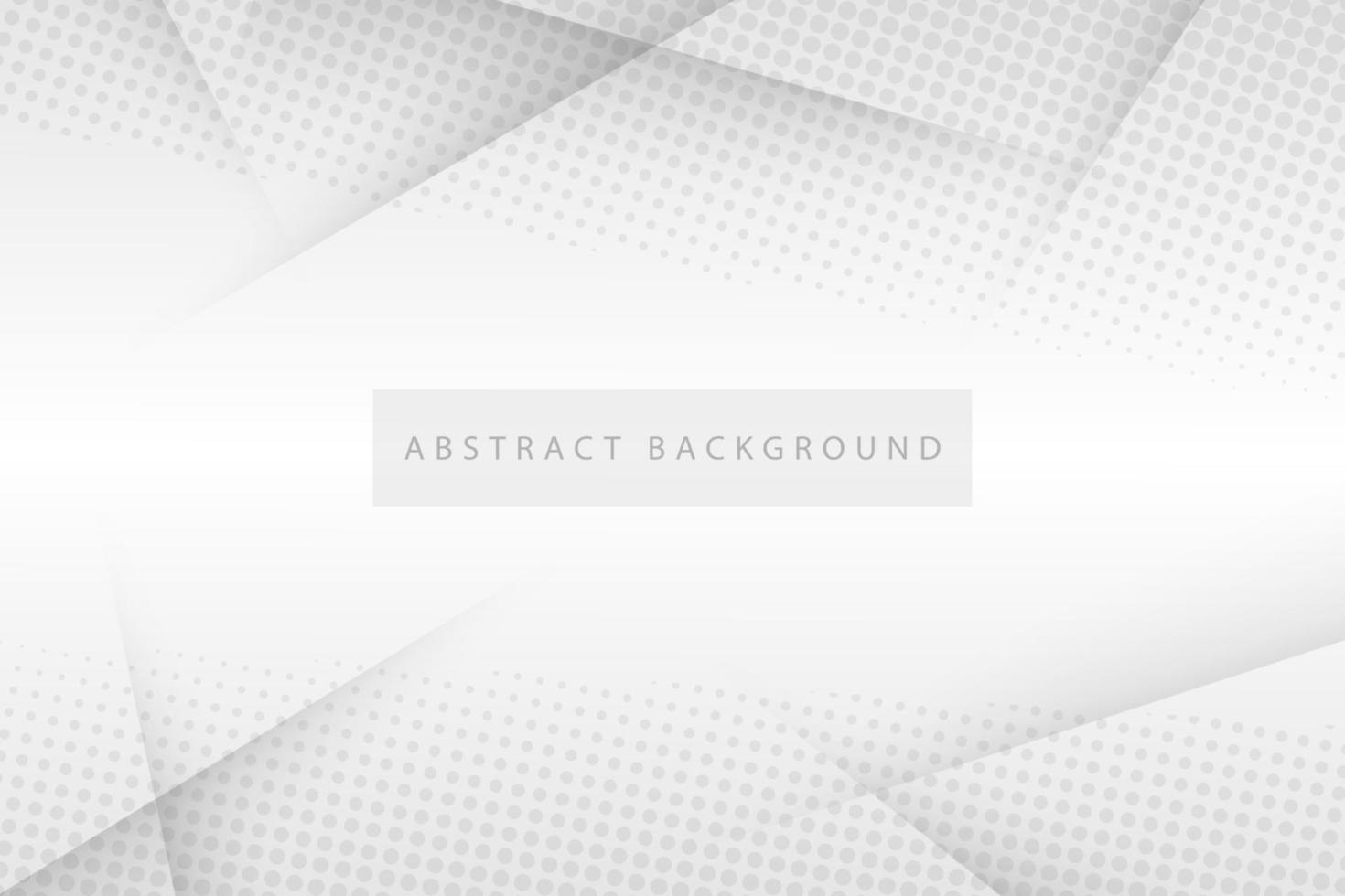 fondo degradado blanco y gris de semitono claro abstracto. concepto de diseño vectorial, diseño web decorativo o afiche, pancarta vector