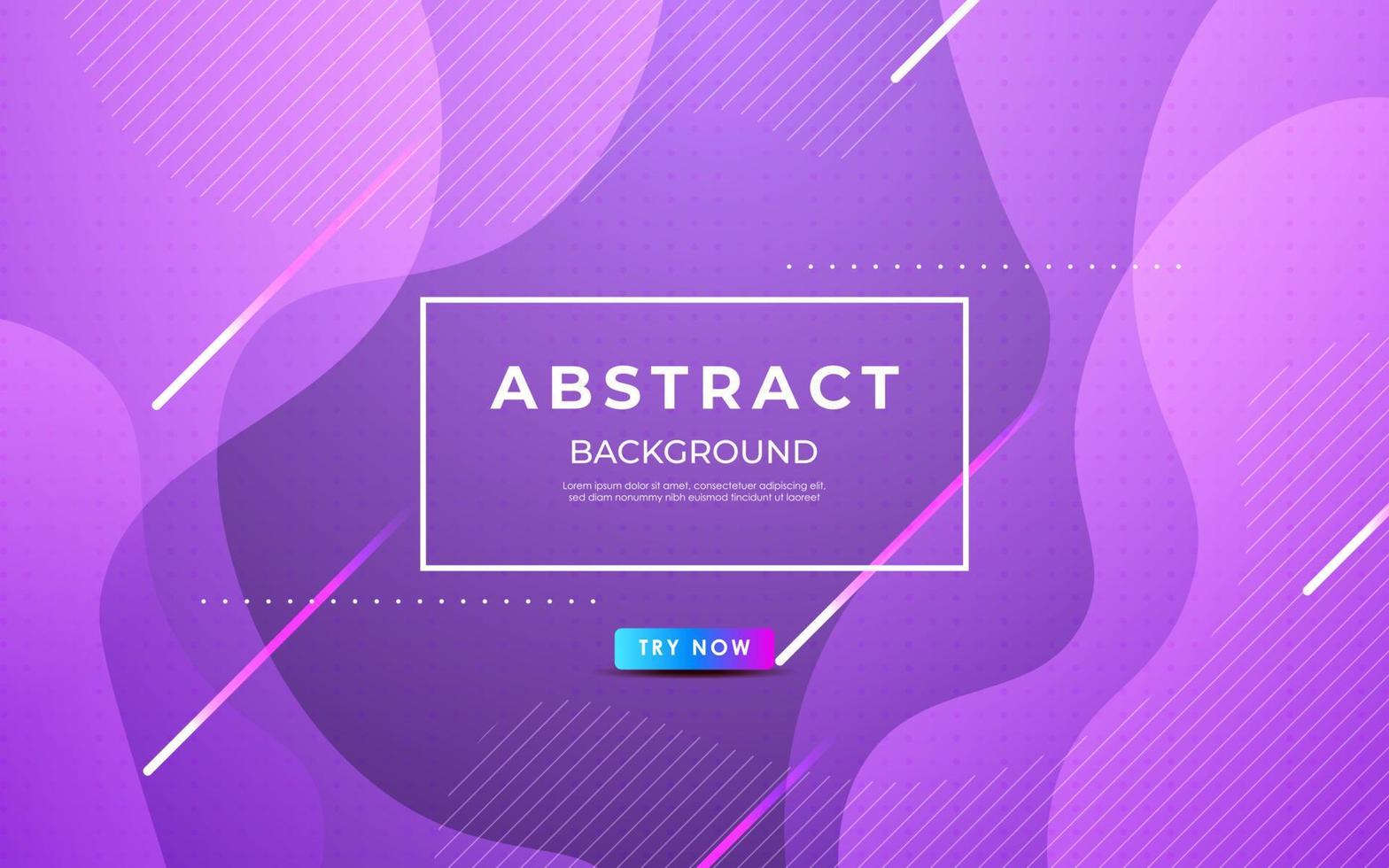 abstract dynamic purple with geometric shape modern liquid background. eps10 vector