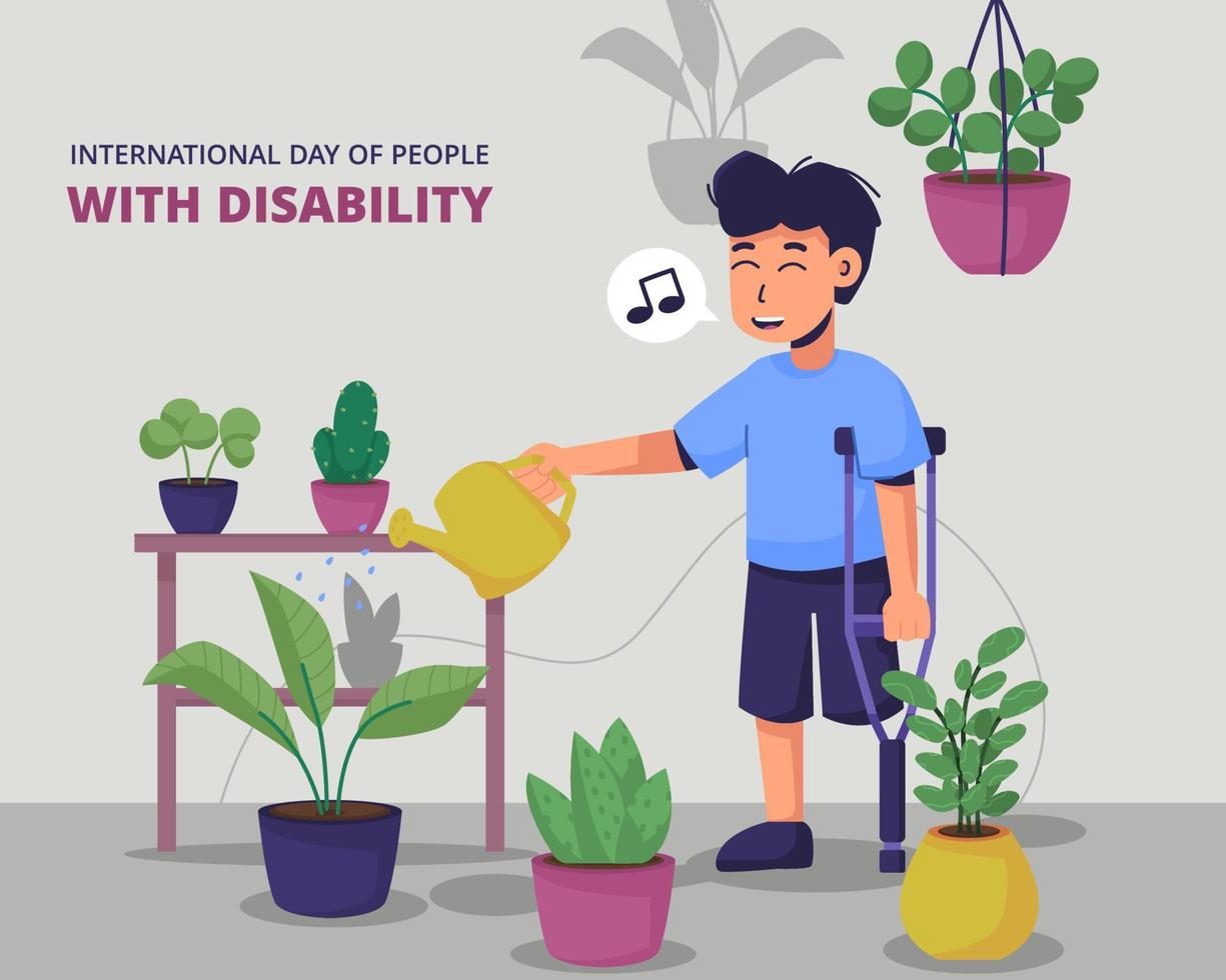 International Day of People with Disability Concept vector