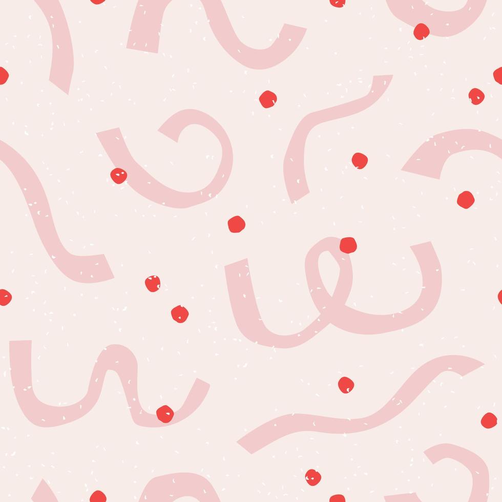 Fashion seamless pattern with geometric shape. Stamp textured background in flat style. Abstract vector illustration for print, design, fabric.