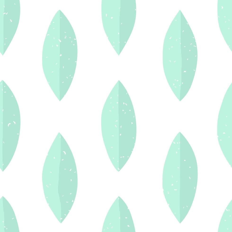 Seamless pattern hand drawn leaves. Floral cute texture. Vector illustration for print, wrapping paper, design.