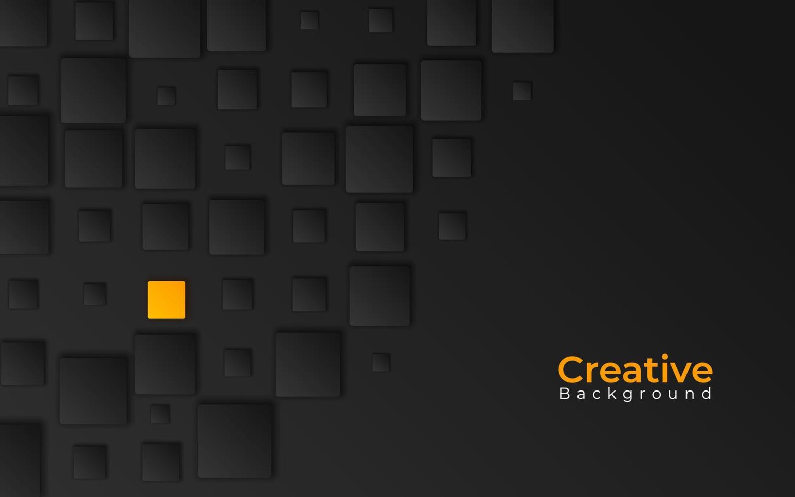 Black yellow abstract background vector. Clean minimal modern rectangle background vector
