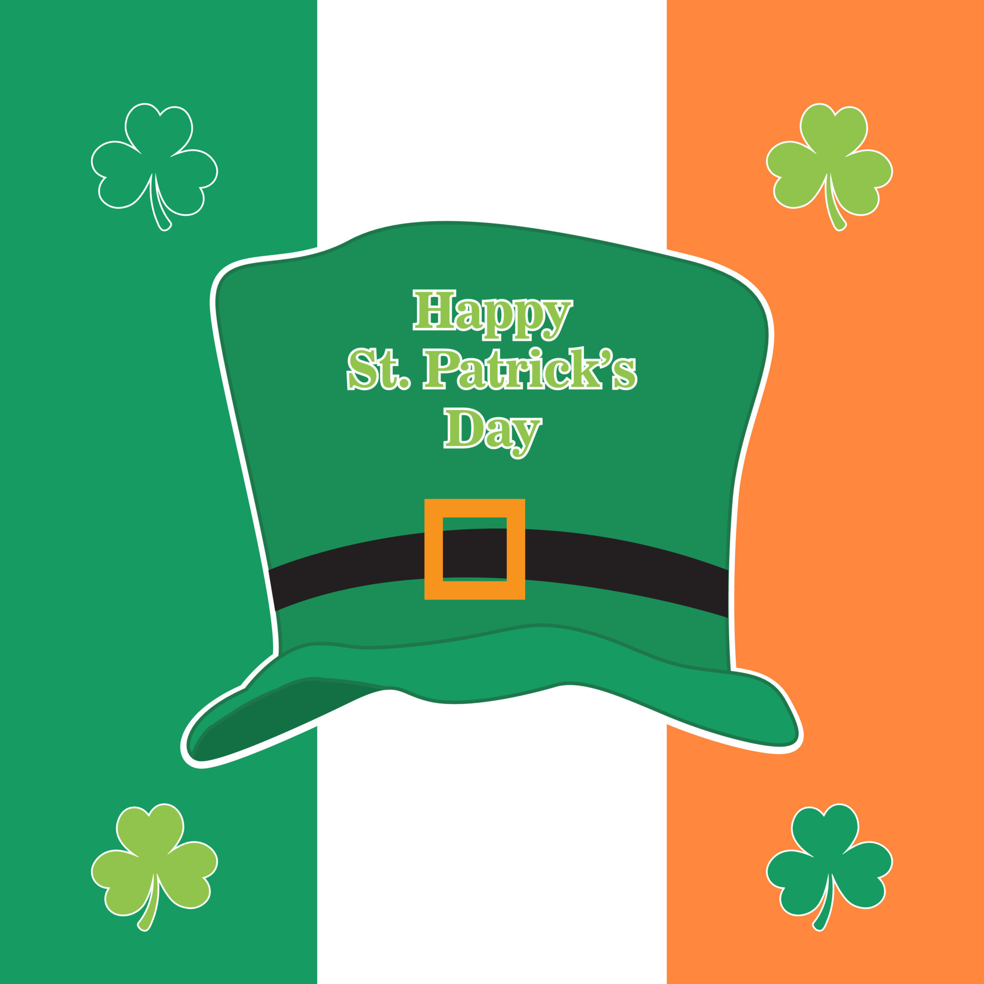 Saint Patrick's Day poster template, How to create a Saint