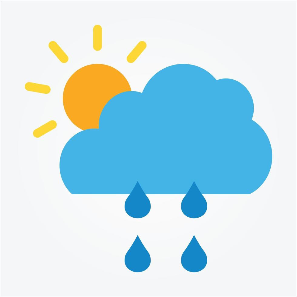 Isolated Weather Icons EPS 10 Free Vector Graphic
