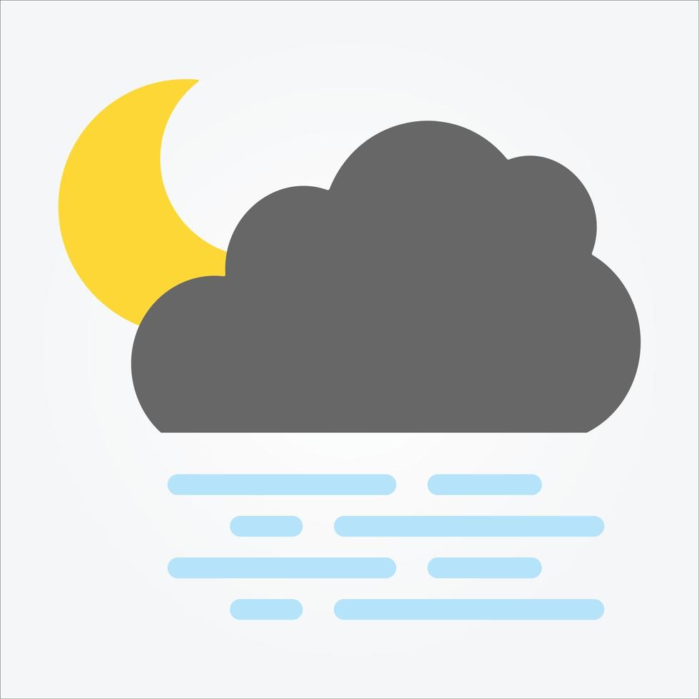 Isolated Weather Icons EPS 10 Free Vector Graphic