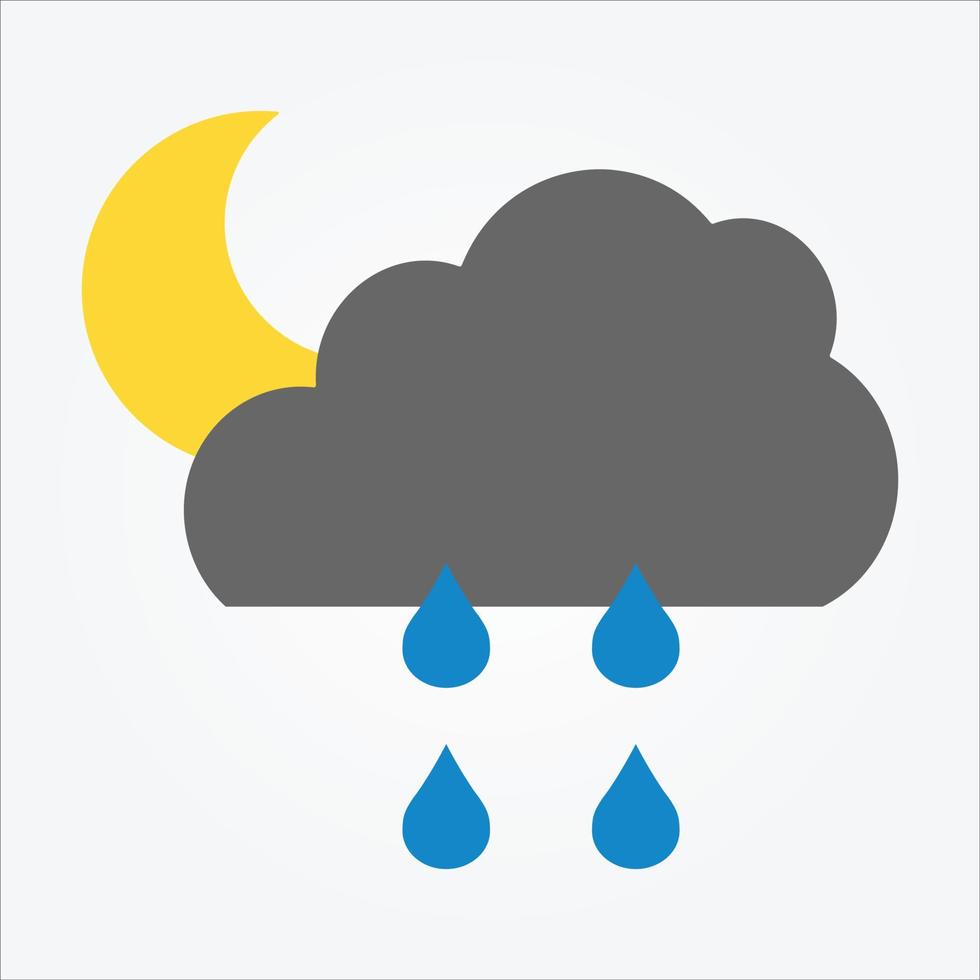 Isolated Weather Icons EPS 10 Free Vector Graphic