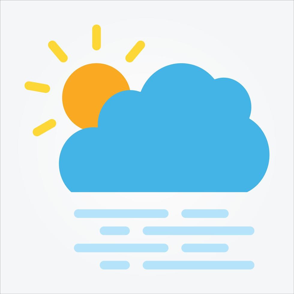 Isolated Weather Icons EPS 10 Free Vector Graphic