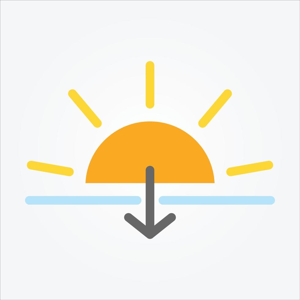 Isolated Weather Icons EPS 10 Free Vector Graphic