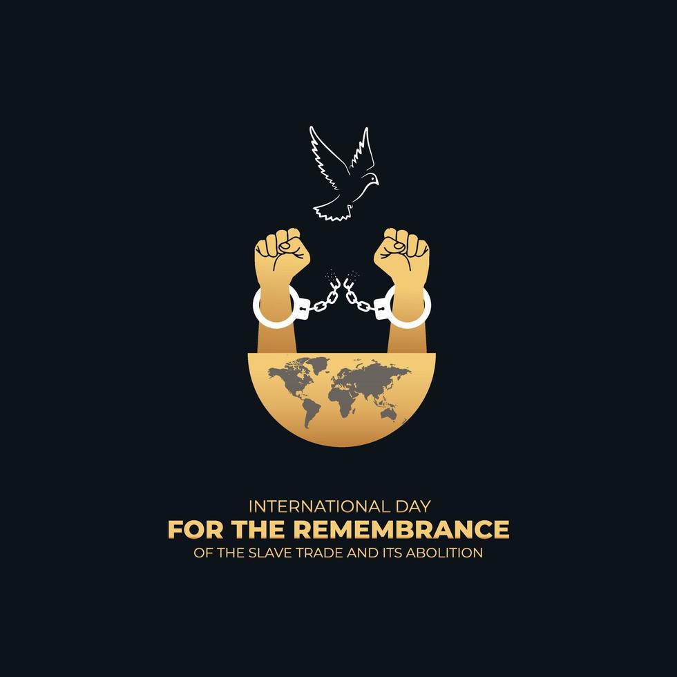 International Day for the Remembrance of the Slave Trade and Its Abolition. August 23. Vector Illustration Design.