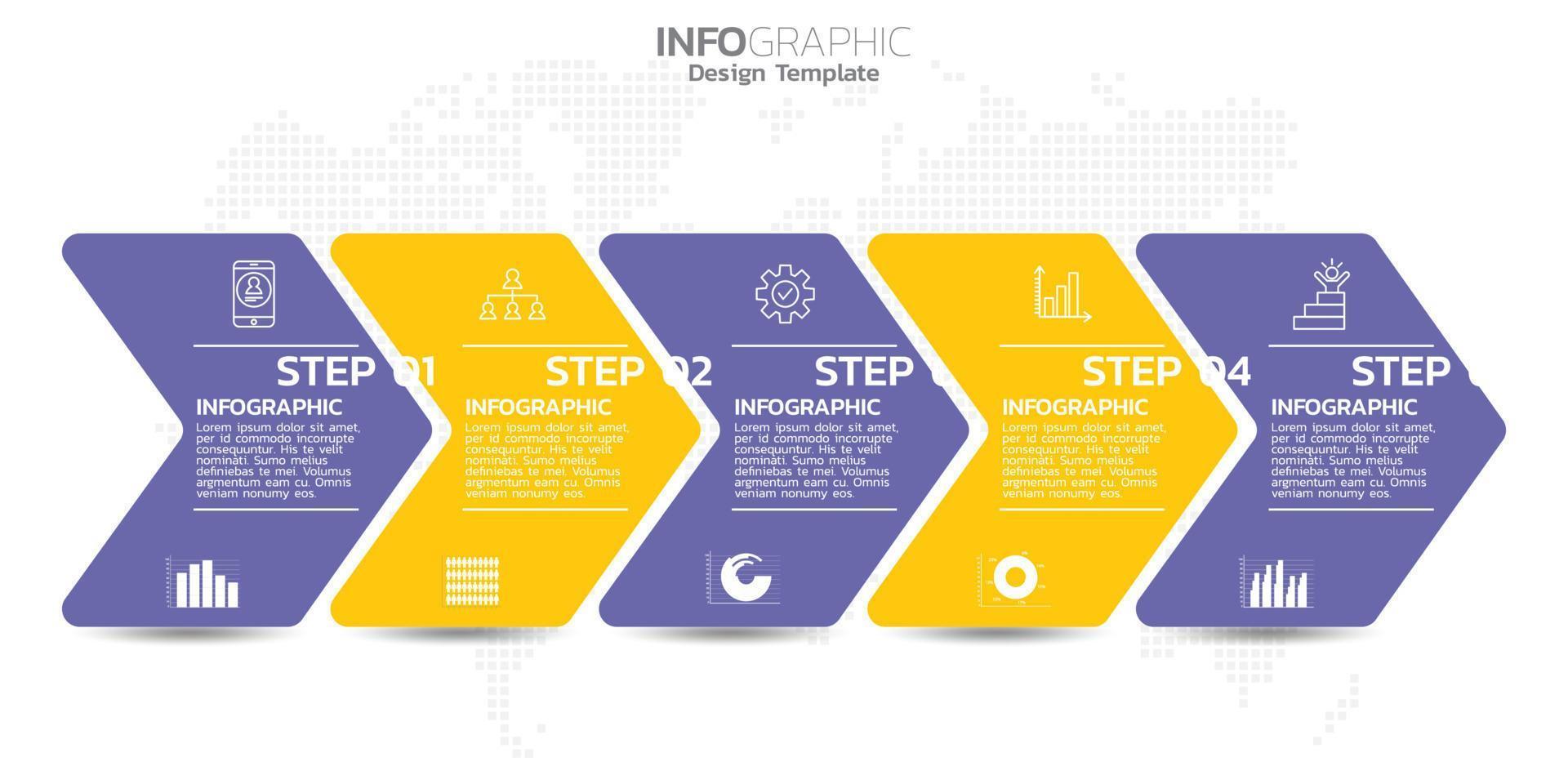 Infographic elements for content, diagram, flowchart, steps, parts, timeline, workflow, chart. vector