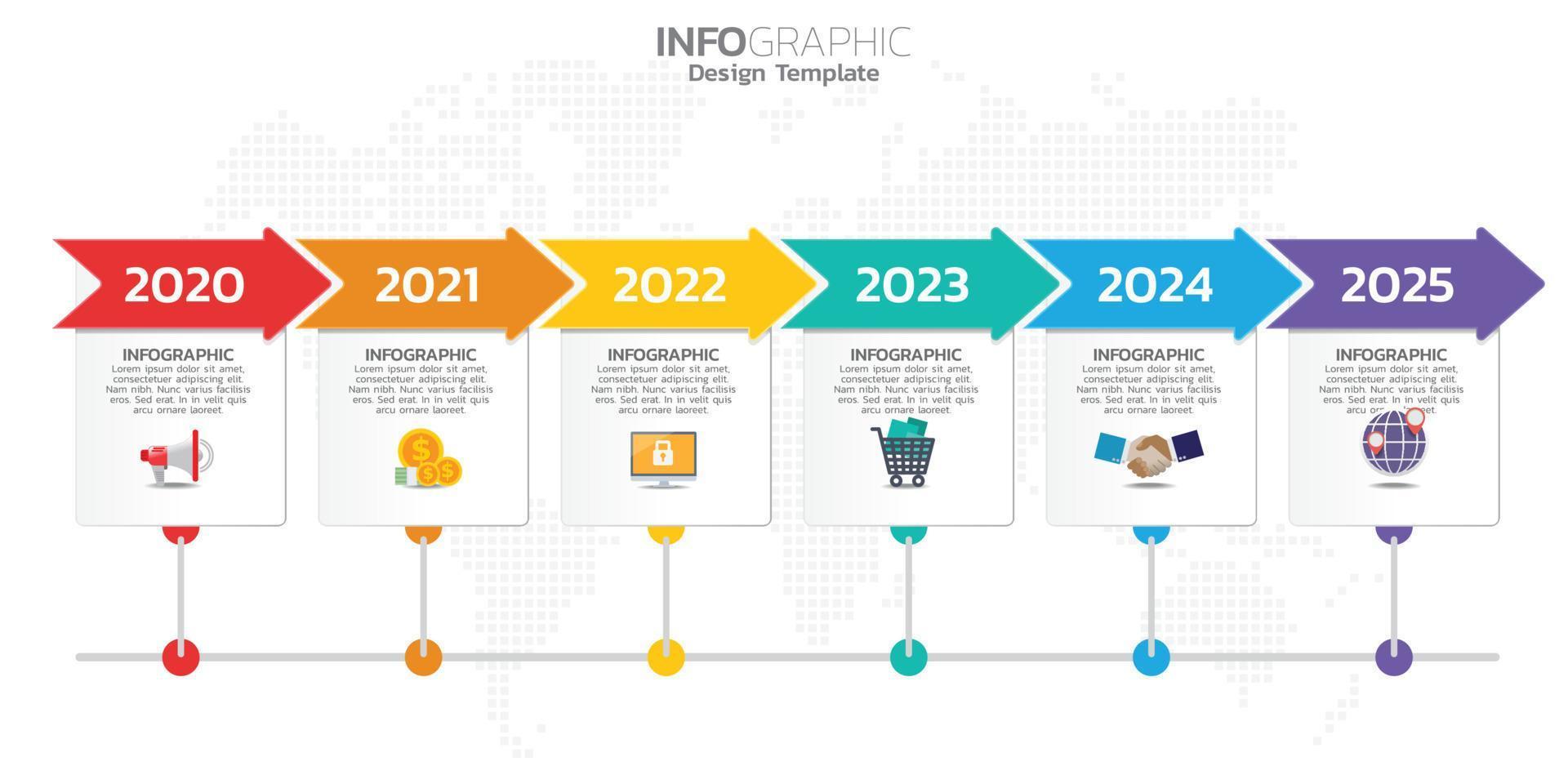 Infographic timeline elements for content, diagram, flowchart, steps, parts, timeline, workflow, chart. vector