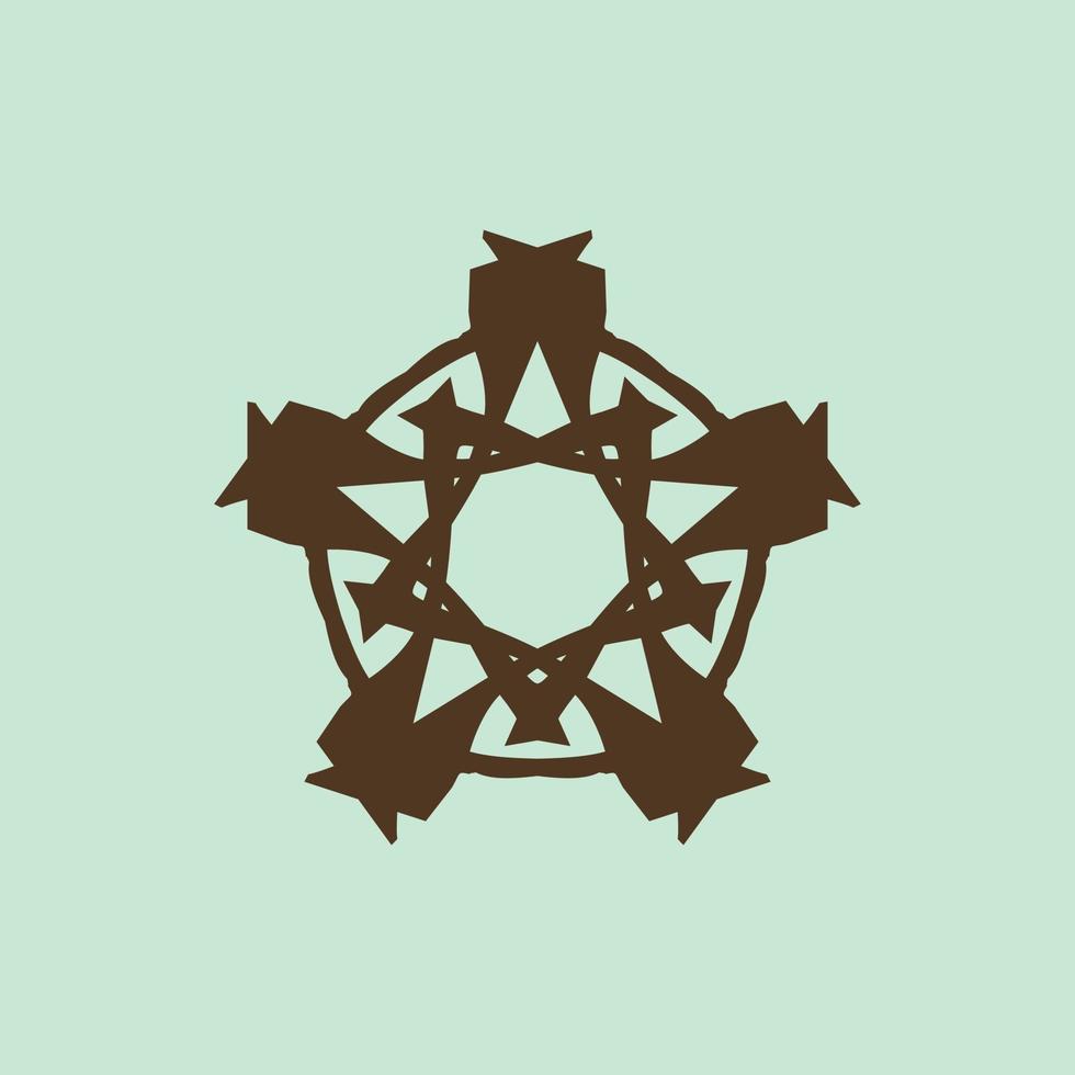 pastel colored symbol for logo vector