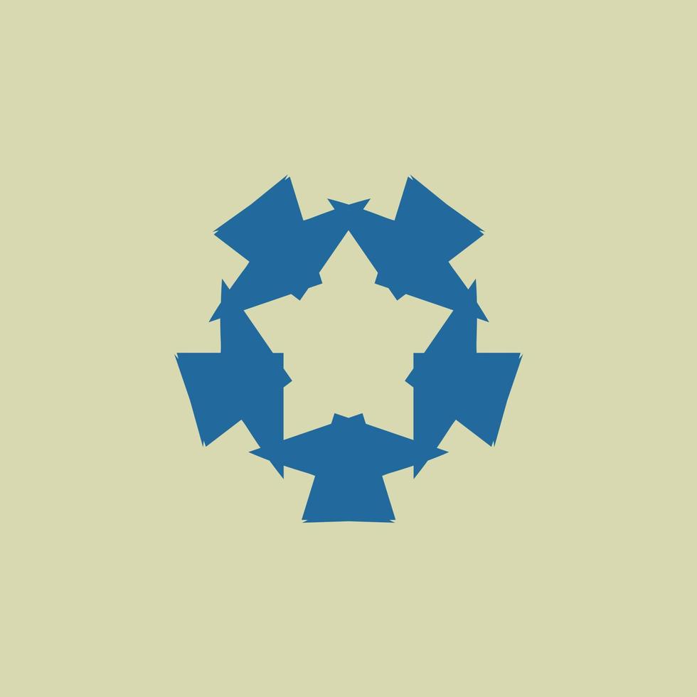 pastel colored symbol for logo vector