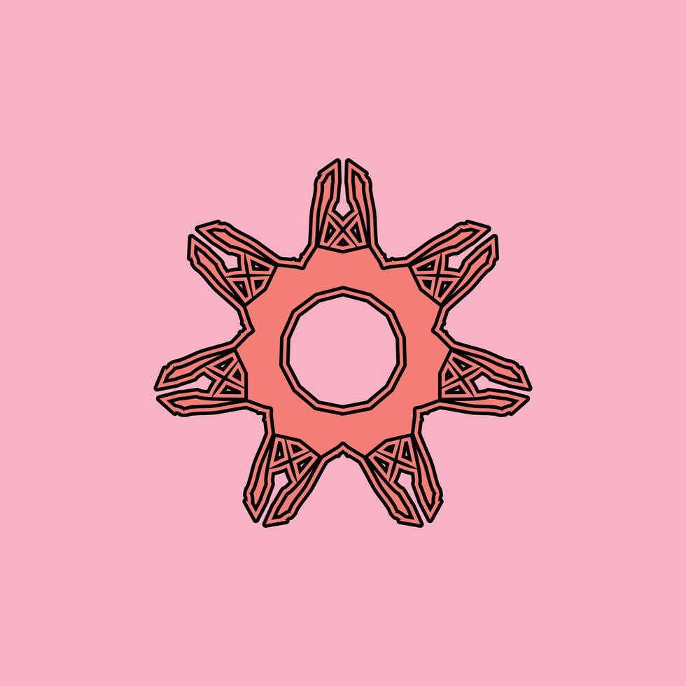 pastel colored symbol for logo vector