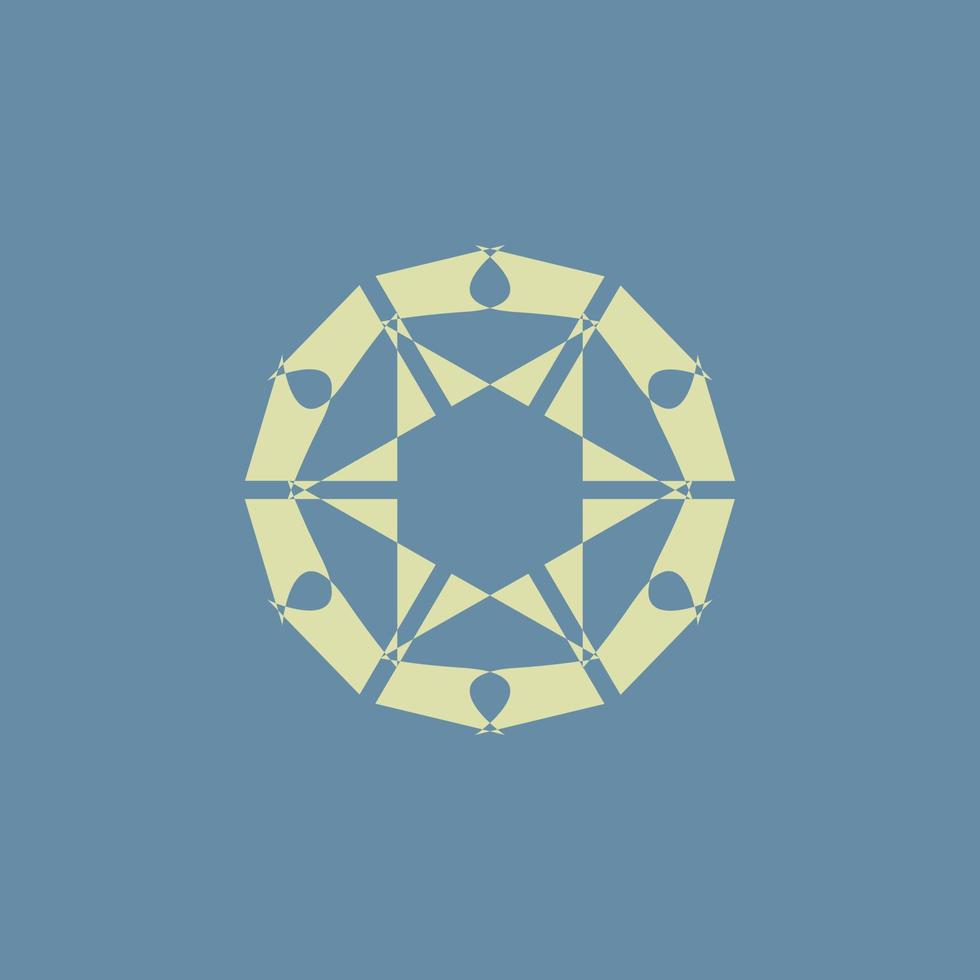 pastel colored symbol for logo vector