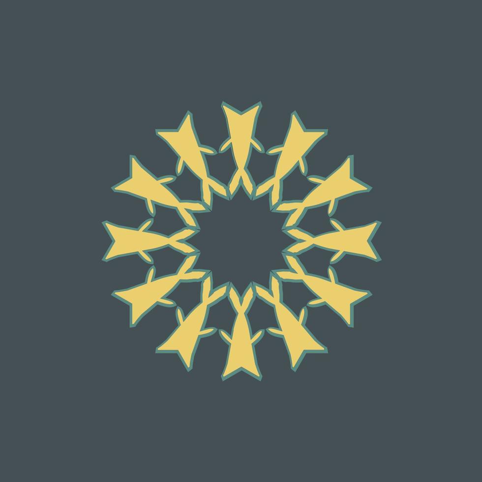 pastel colored symbol for logo vector