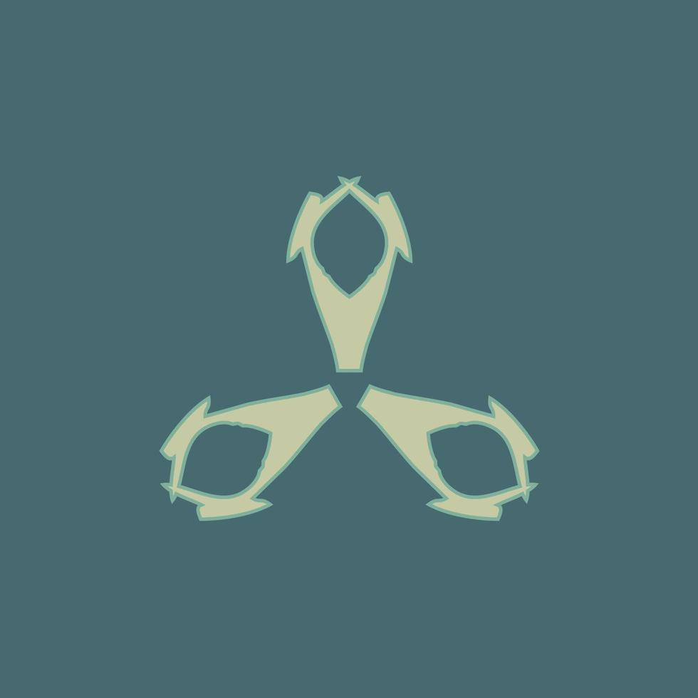pastel colored symbol for logo vector