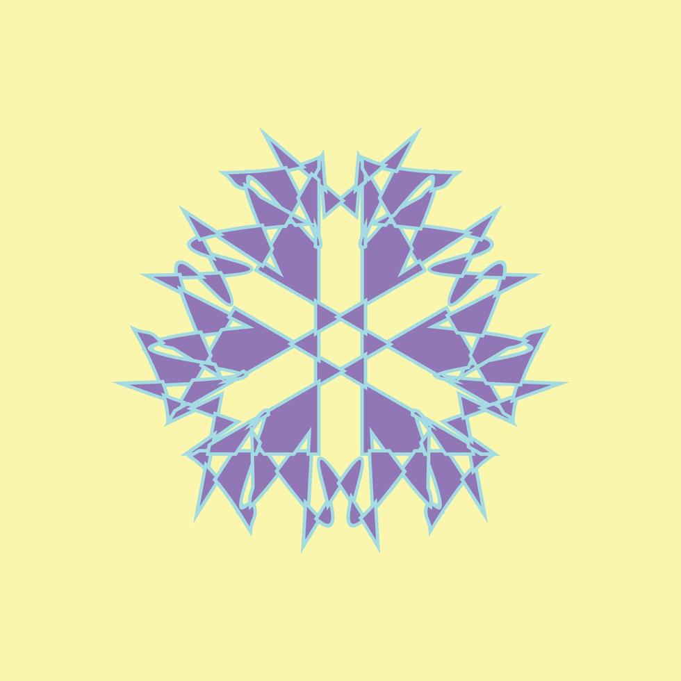 pastel colored symbol for logo vector