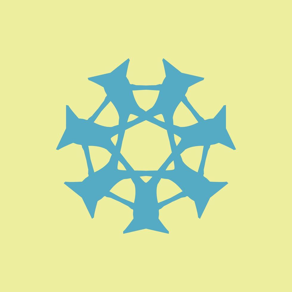 pastel colored symbol for logo vector