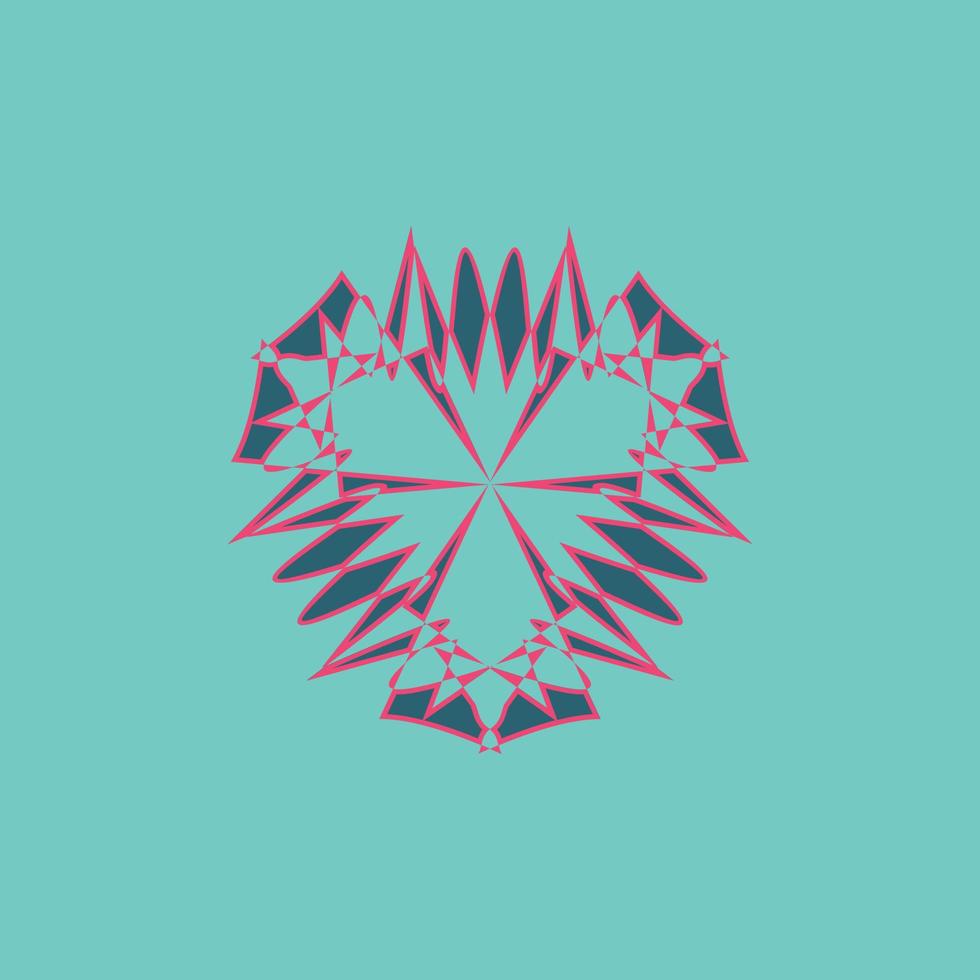 pastel colored symbol for logo vector