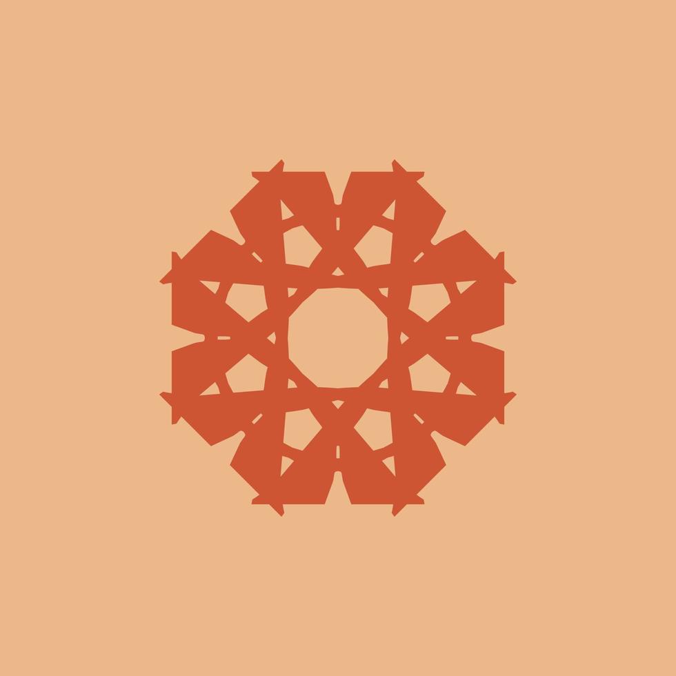 símbolo de color pastel para vector de logotipo