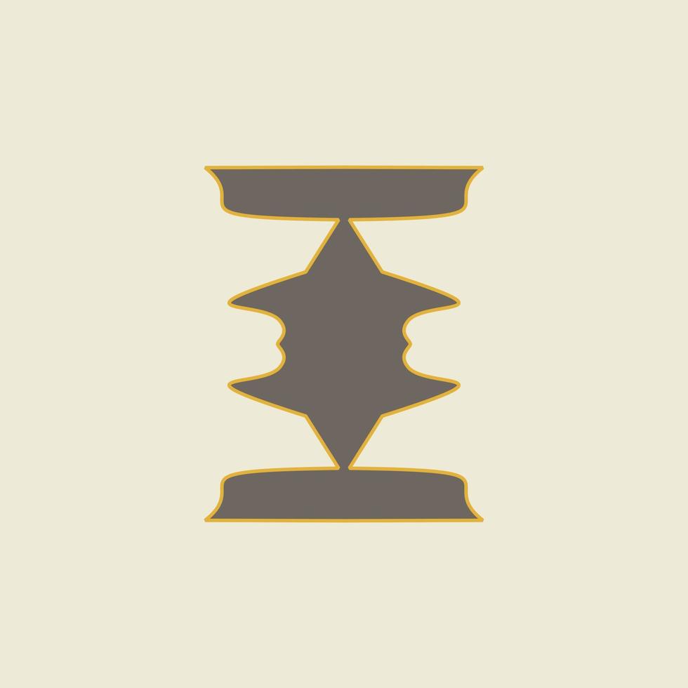pastel colored symbol for logo vector