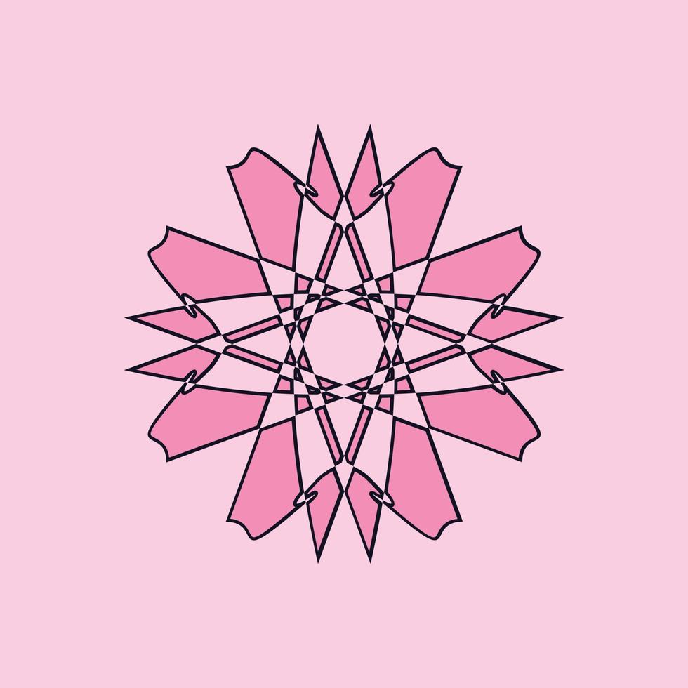 pastel colored symbol for logo vector