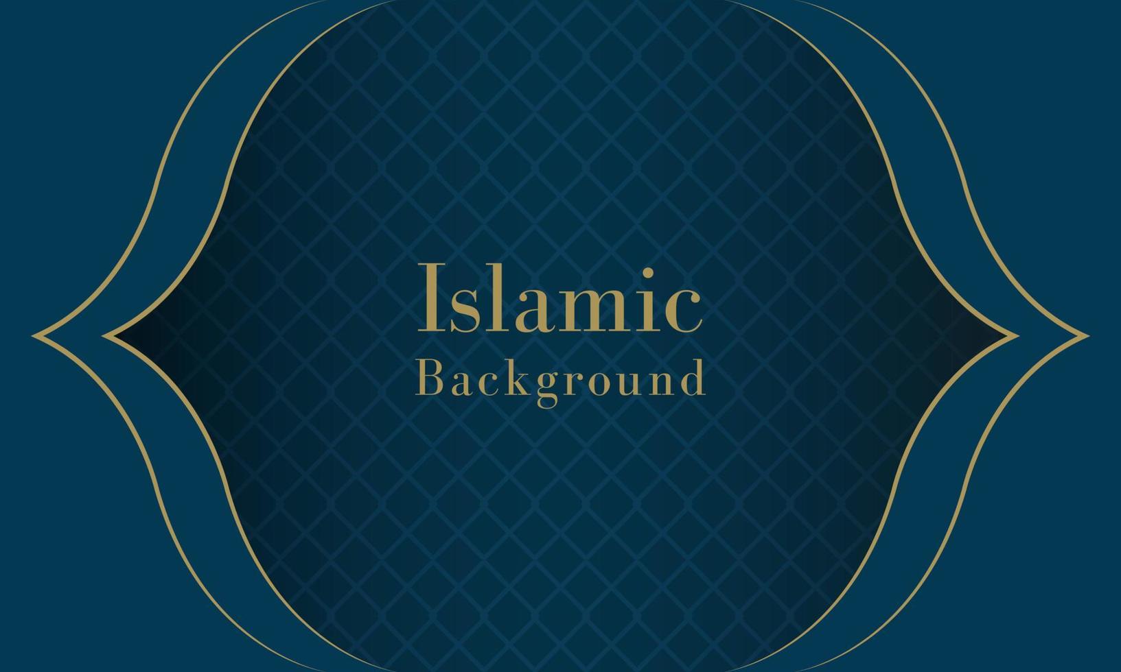 hermoso fondo islámico con diseño de gráficos vectoriales de patrón árabe vector premium