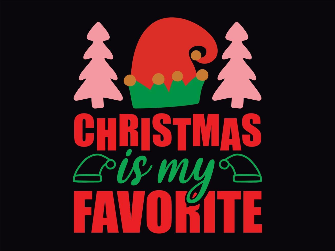 Christmas t-shirt design vector file