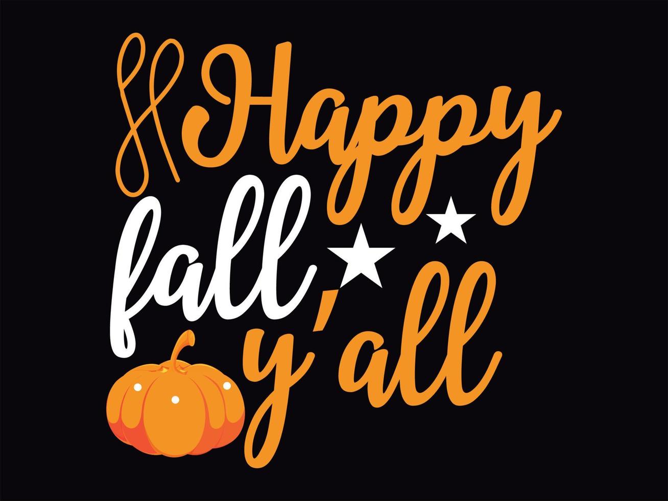 Hello fall t-shirt design vector