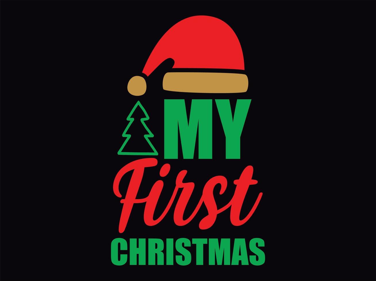 Christmas t-shirt design vector file