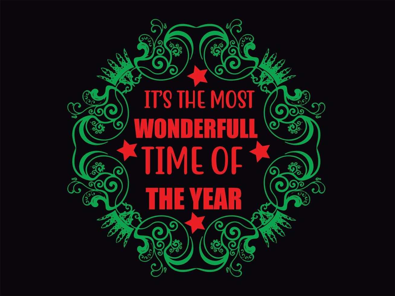 Christmas t-shirt design vector file