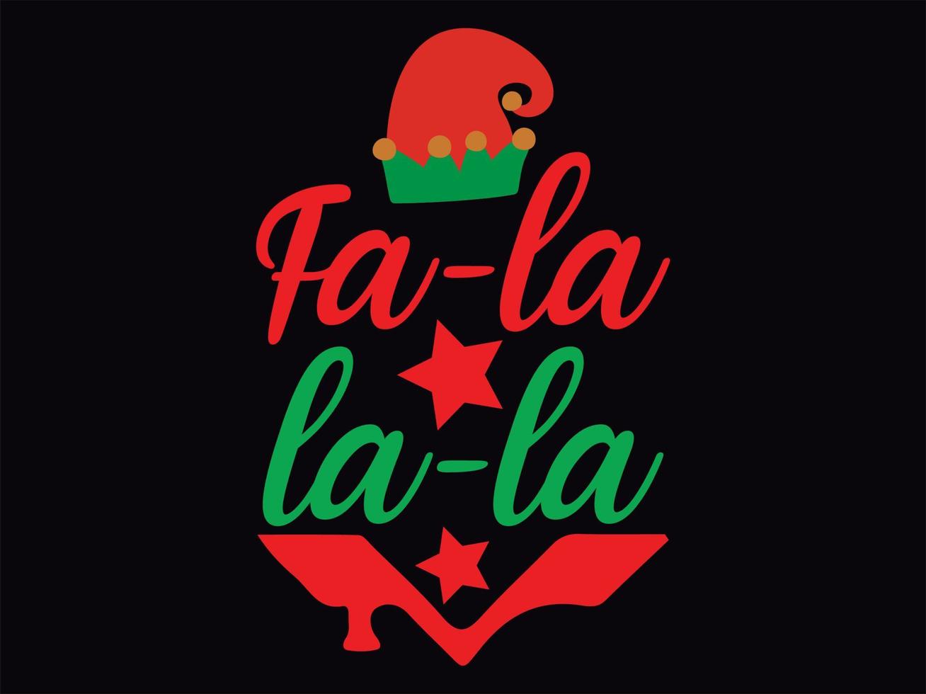 archivo vectorial de diseño de camiseta de navidad vector