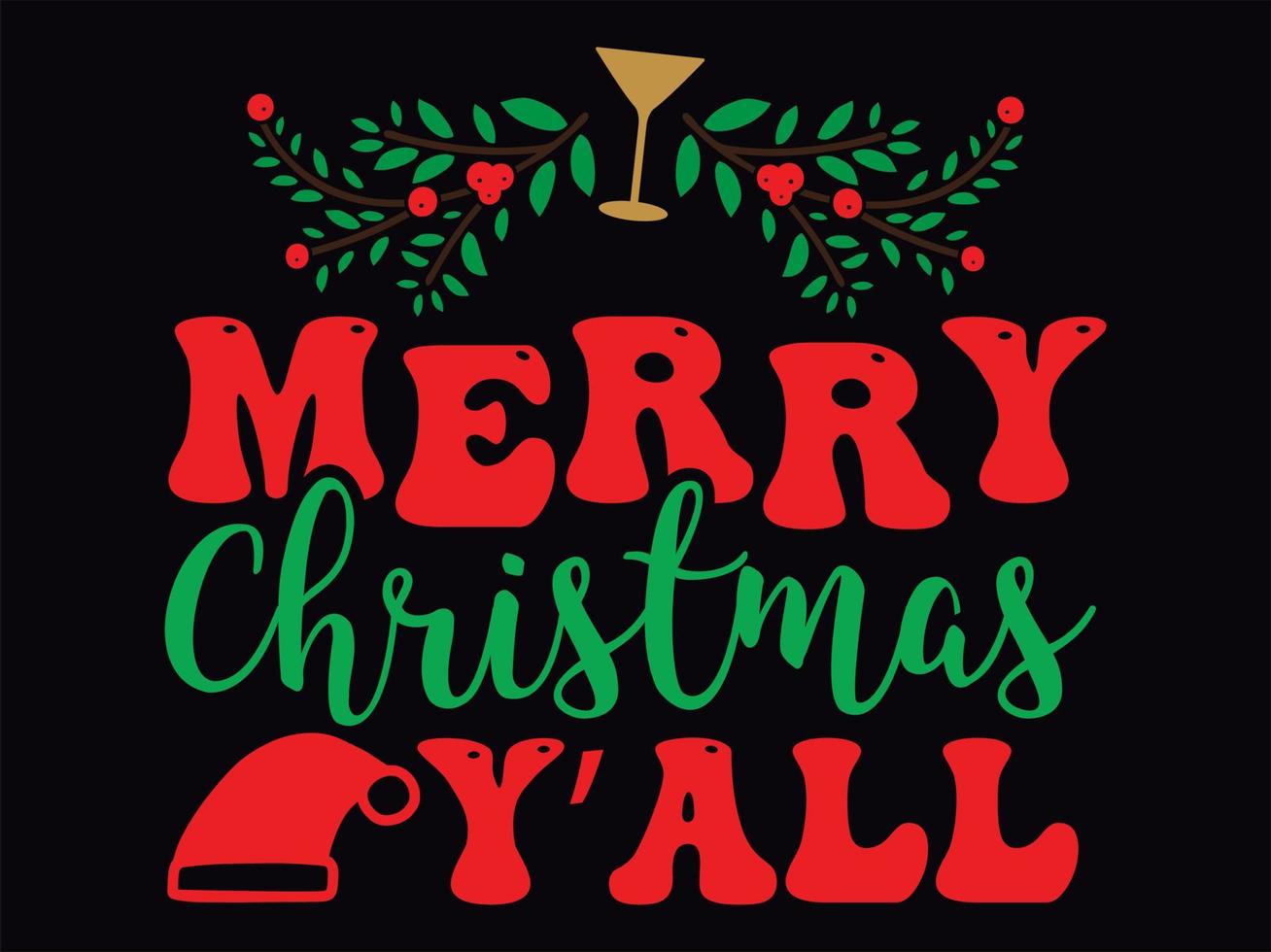Christmas t-shirt design vector file