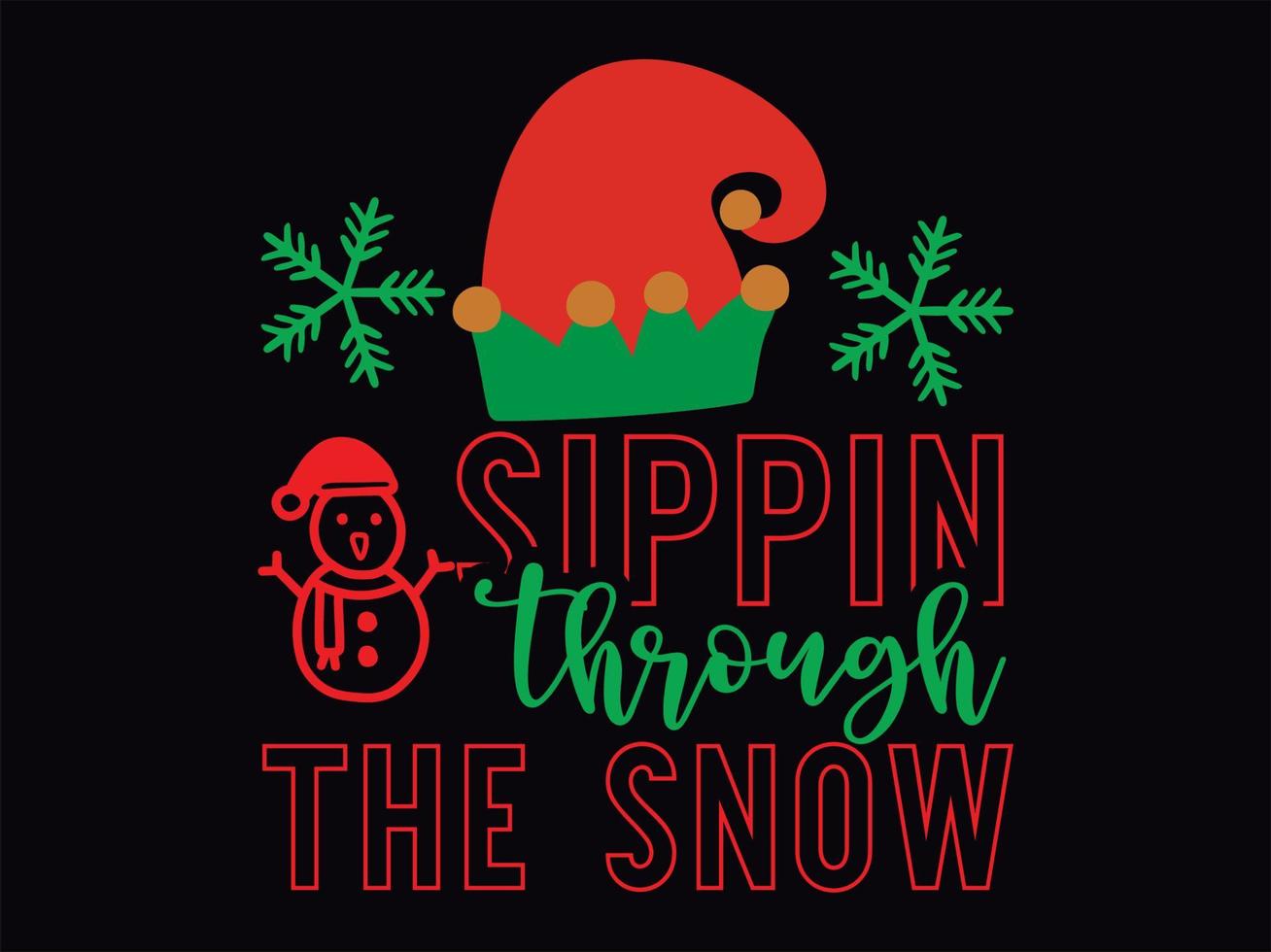 Christmas t-shirt design vector file