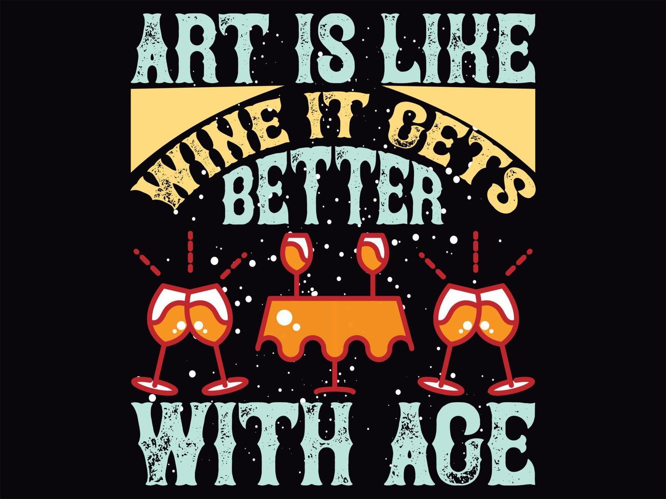 Wine t-shirt design vector file