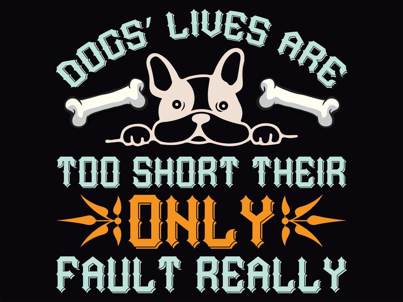 Dog t-shirt design vector file