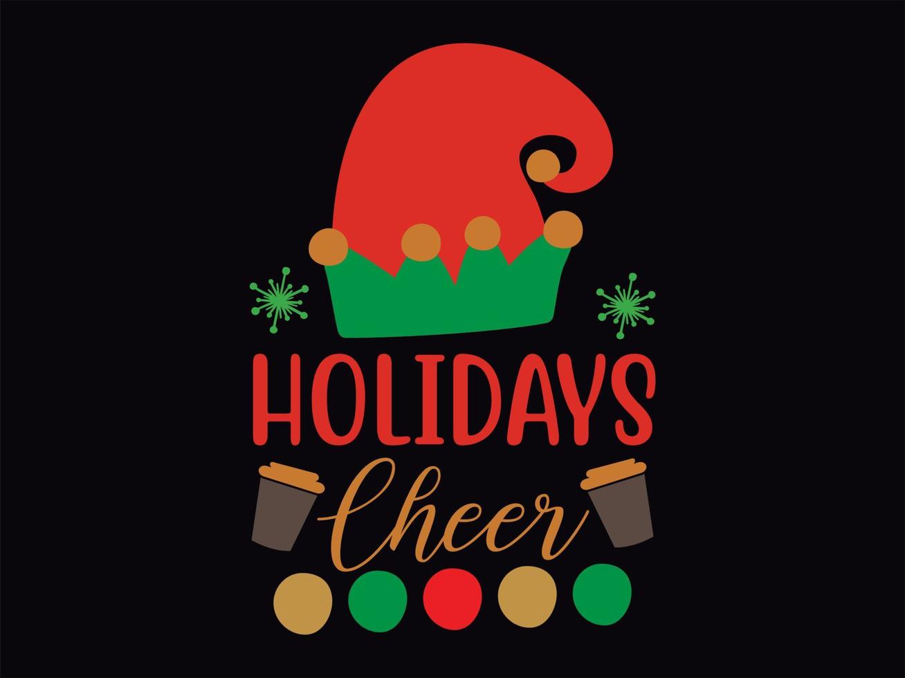 Christmas t-shirt design vector file