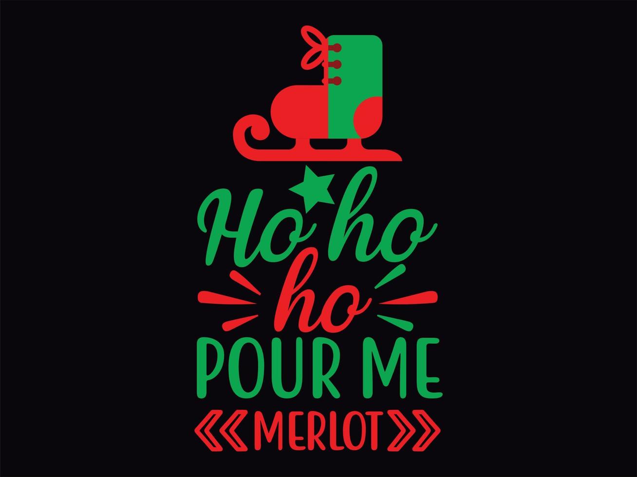 Christmas t-shirt design vector file