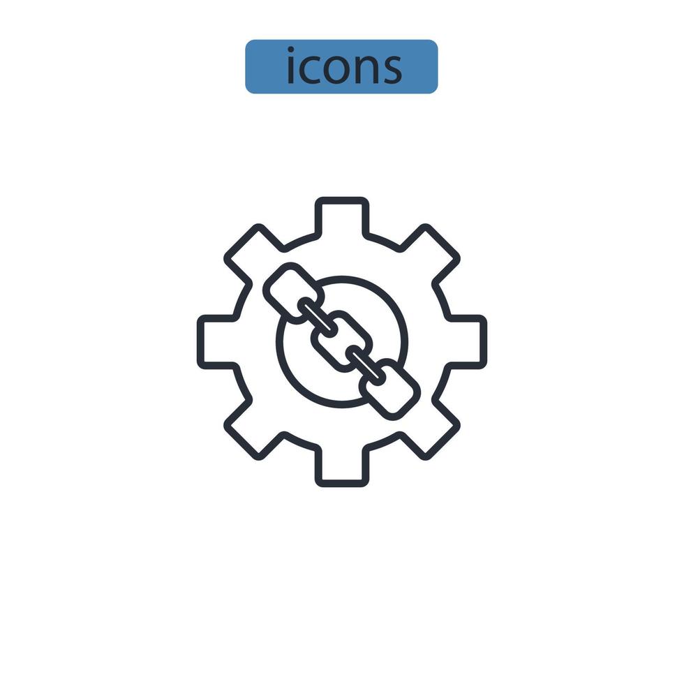 coding icons  symbol vector elements for infographic web