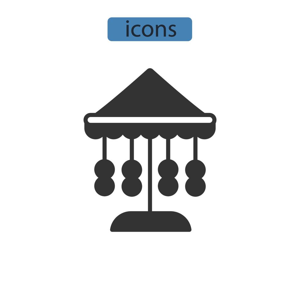 carousel icons  symbol vector elements for infographic web