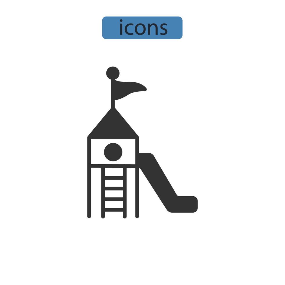 playground icons  symbol vector elements for infographic web