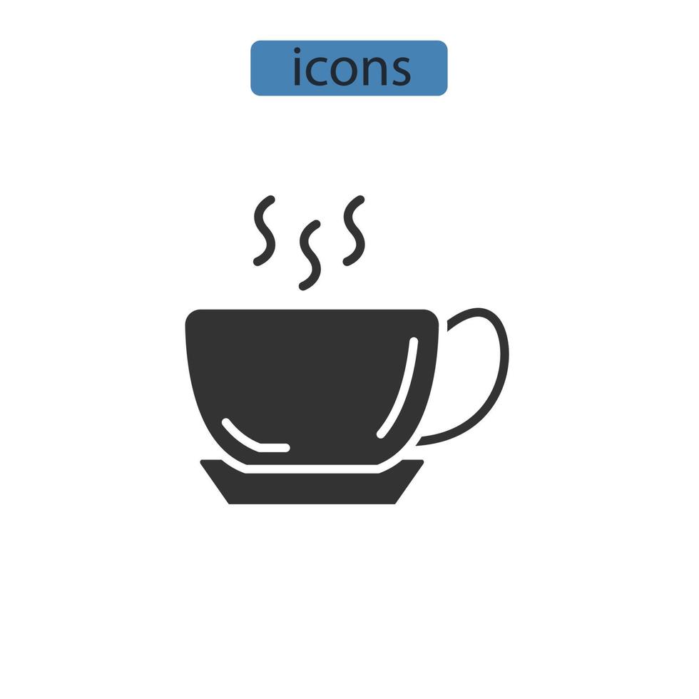 break icons  symbol vector elements for infographic web