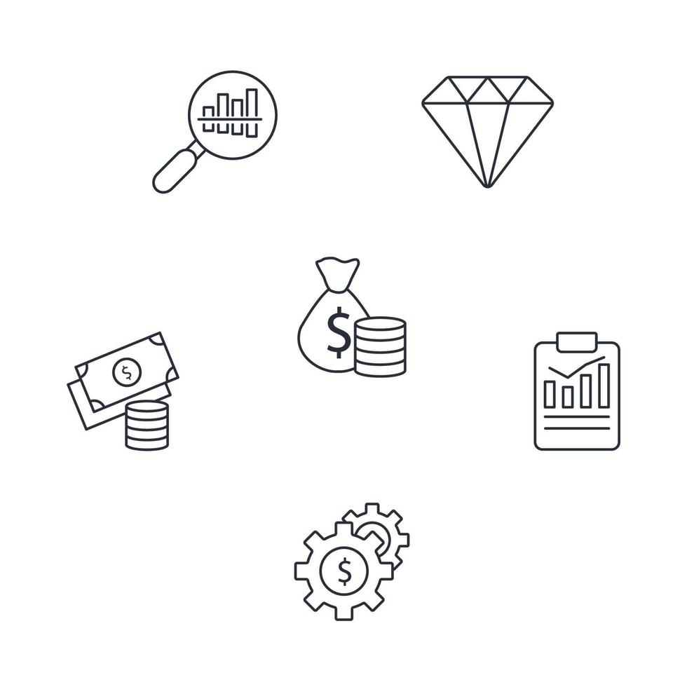 cash flow icons set . cash flow pack symbol vector elements for infographic web